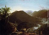 Thomas Cole Sunrise in the Catskill Mountains painting